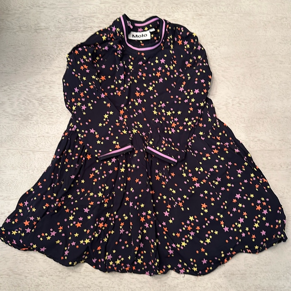 Molo girls star print dress